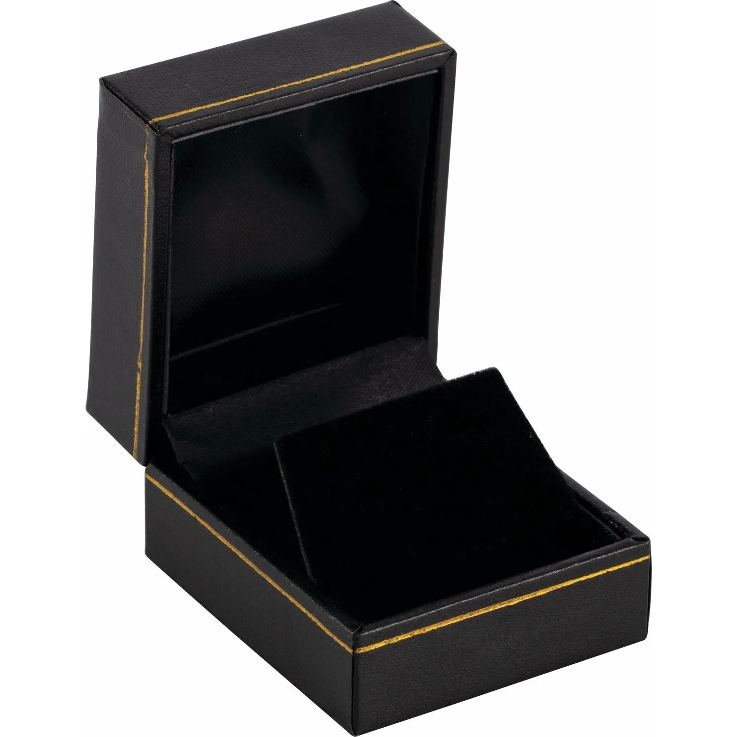 14K Yellow Gold Natural Black Onyx & .03 CTW Natural Diamond Ring