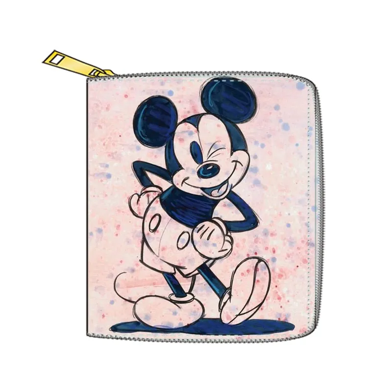 2022 New Mickey Mouse Wallet for Women Disney Cartoon Anime  Purses and Handbags Zipper Mini Coin Purse Girl&#39;s Birthday Gift