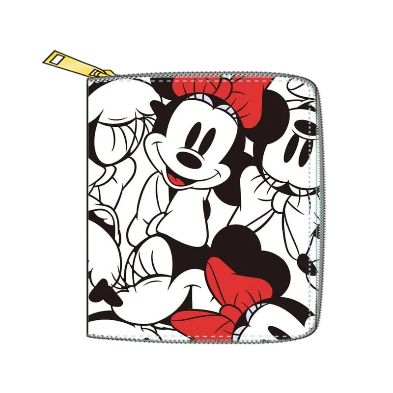 2022 New Mickey Mouse Wallet for Women Disney Cartoon Anime  Purses and Handbags Zipper Mini Coin Purse Girl&#39;s Birthday Gift
