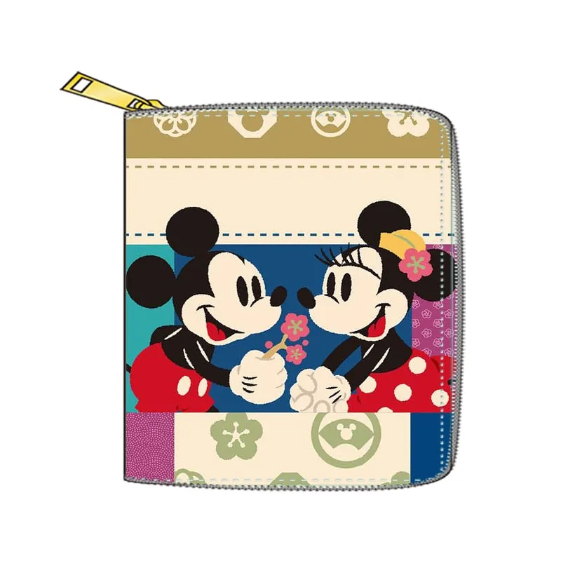 2022 New Mickey Mouse Wallet for Women Disney Cartoon Anime  Purses and Handbags Zipper Mini Coin Purse Girl&#39;s Birthday Gift
