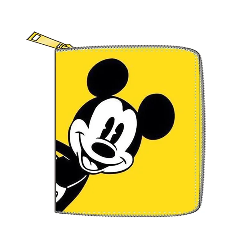 2022 New Mickey Mouse Wallet for Women Disney Cartoon Anime  Purses and Handbags Zipper Mini Coin Purse Girl&#39;s Birthday Gift