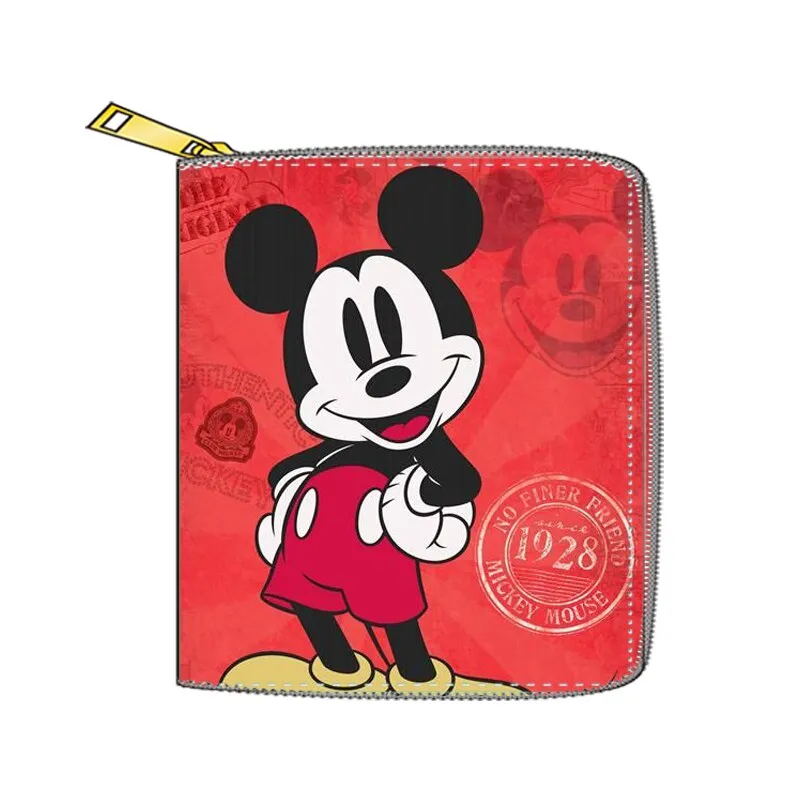 2022 New Mickey Mouse Wallet for Women Disney Cartoon Anime  Purses and Handbags Zipper Mini Coin Purse Girl&#39;s Birthday Gift