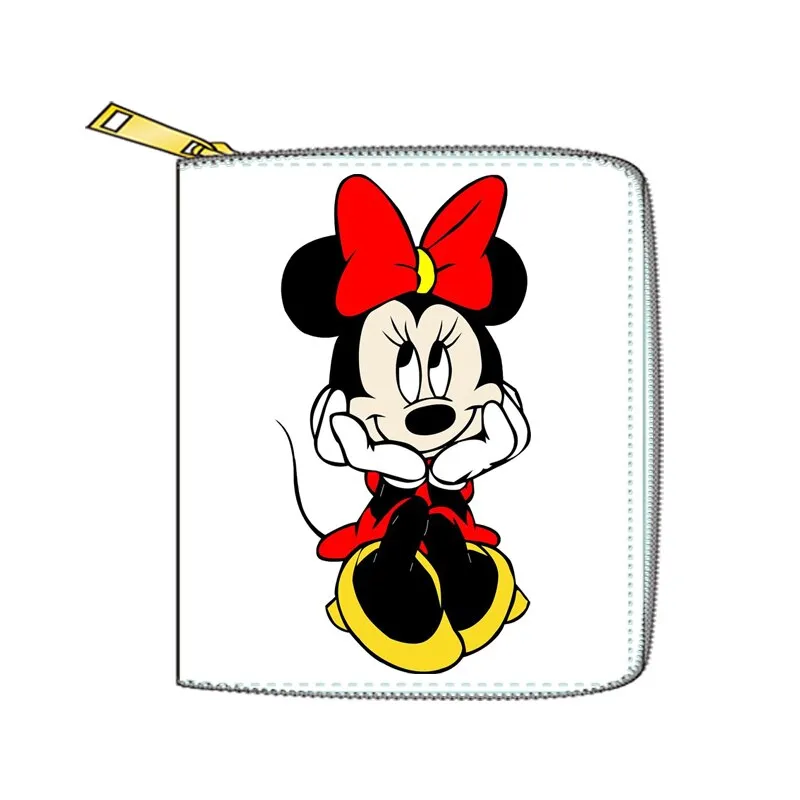 2022 New Mickey Mouse Wallet for Women Disney Cartoon Anime  Purses and Handbags Zipper Mini Coin Purse Girl&#39;s Birthday Gift