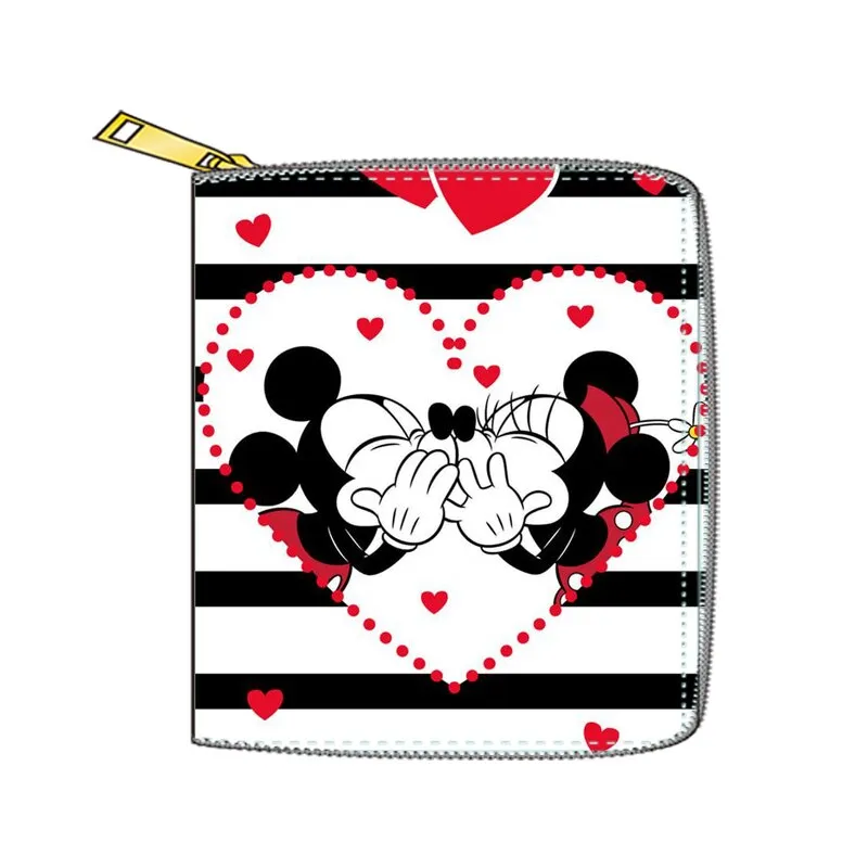 2022 New Mickey Mouse Wallet for Women Disney Cartoon Anime  Purses and Handbags Zipper Mini Coin Purse Girl&#39;s Birthday Gift