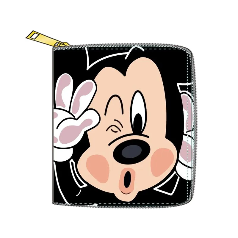 2022 New Mickey Mouse Wallet for Women Disney Cartoon Anime  Purses and Handbags Zipper Mini Coin Purse Girl&#39;s Birthday Gift