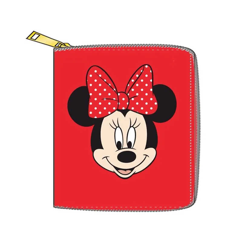 2022 New Mickey Mouse Wallet for Women Disney Cartoon Anime  Purses and Handbags Zipper Mini Coin Purse Girl&#39;s Birthday Gift