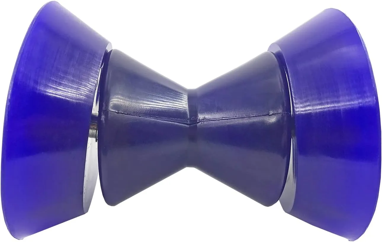 3 Inch 4Inch Boat Trailer Roller Assembly Bow Stop Bell Roller with 1/2 Inch Shaft, 3 Inch Roller fits 3 Inch Bracket, 4 Inch Roller fits 4 Inch Bracket, Polyurethane
