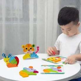 3D Cute Learning Animal Jigsaw Puzzle - Random Design