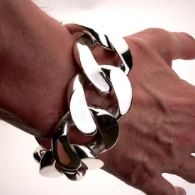40mm Reverse Lock Curb Bracelet