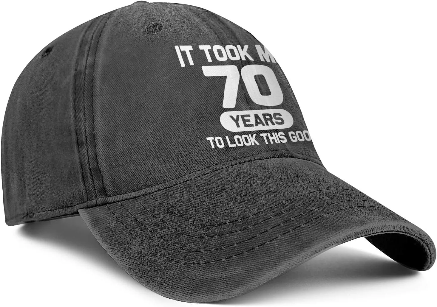 70th Birthday Gifts for Men Women 70 Year Old Gifts 1955 Birthday Vintage Hat 100% Cotton Baseball Cap