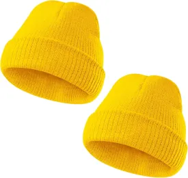 American Trends Kids Beanie Warm Knit Beanie Hats Boys Girls Winter Hat Soft Slouchy Hats for Kids