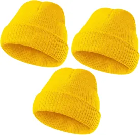 American Trends Kids Beanie Warm Knit Beanie Hats Boys Girls Winter Hat Soft Slouchy Hats for Kids