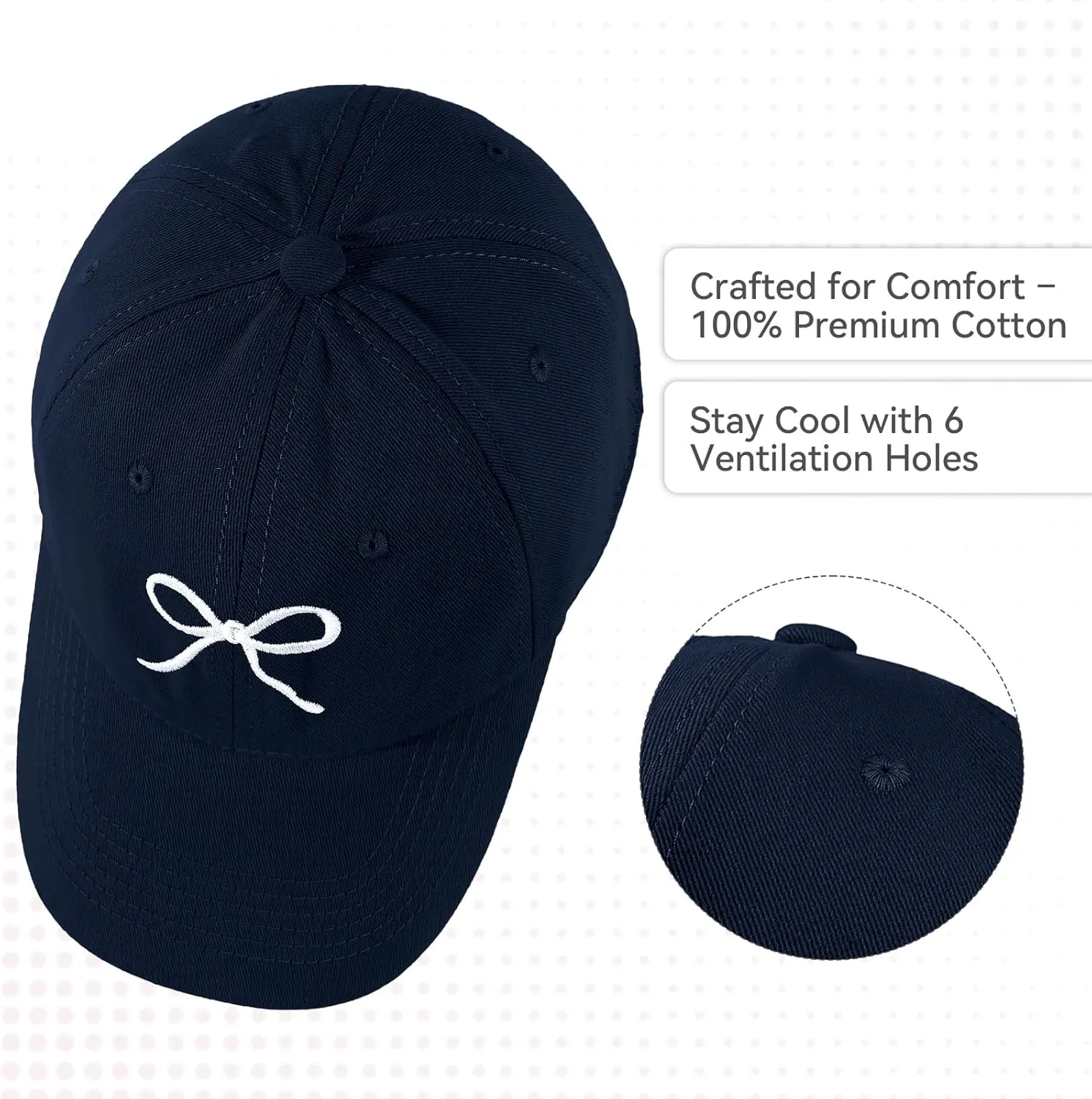American Trends Womens Baseball Caps Adjustable Cute Baseball Caps for Women Y2K Hats for Everyday Wear Outdoor Activities