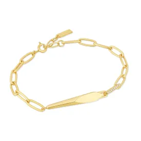 Ania Haie Gold Geometric Chunky Chain Bracelet B053-03G