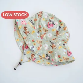 Baby & Kids Sun Hat - Farm Melody