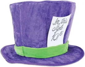 Beistle Plush Mad Hatter Hat