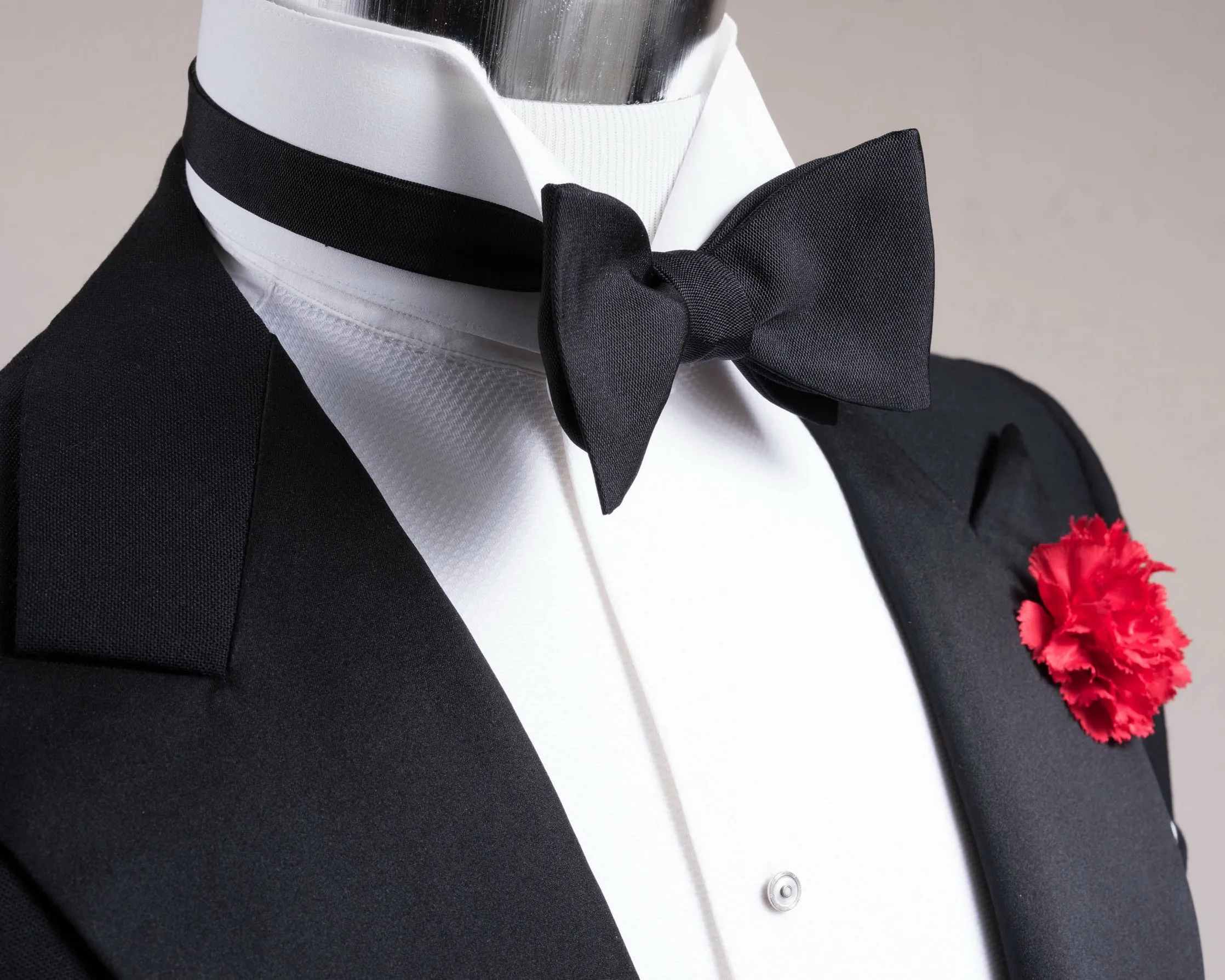 Black Silk Barathea Self-Tie Bow Tie