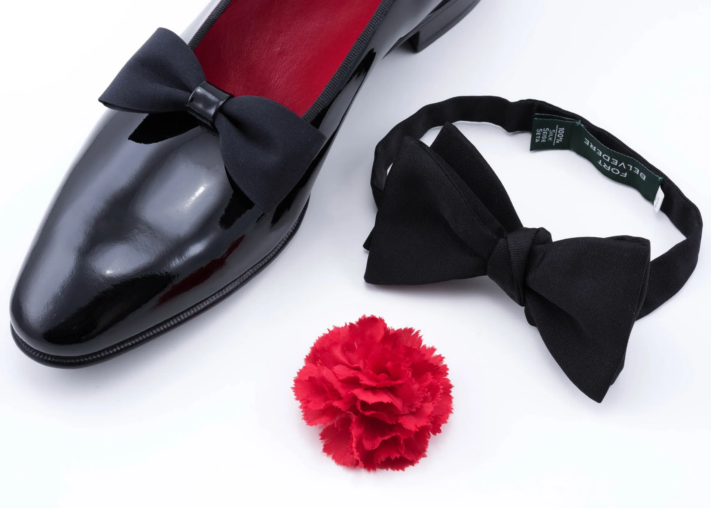 Black Silk Barathea Self-Tie Bow Tie