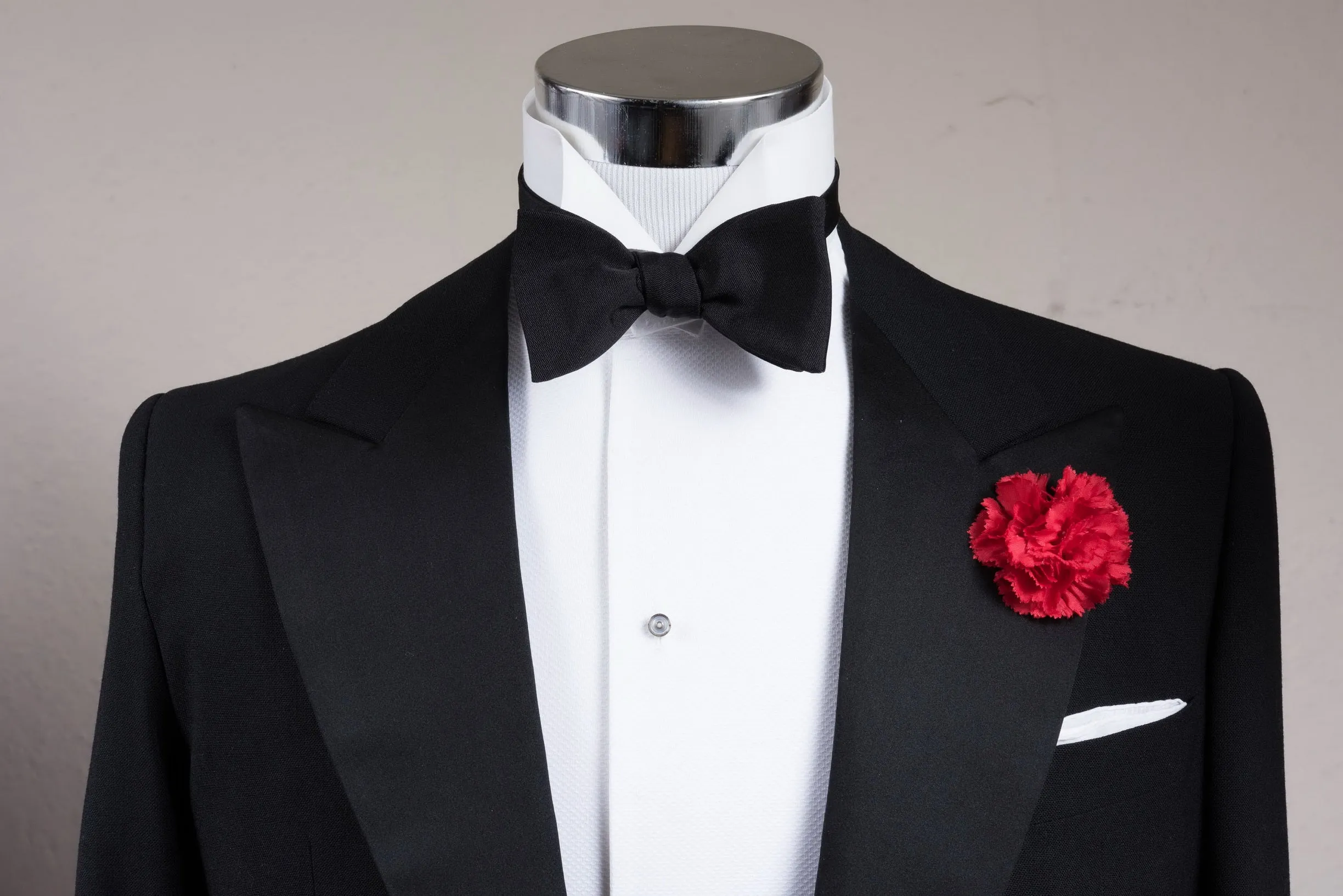 Black Silk Barathea Self-Tie Bow Tie