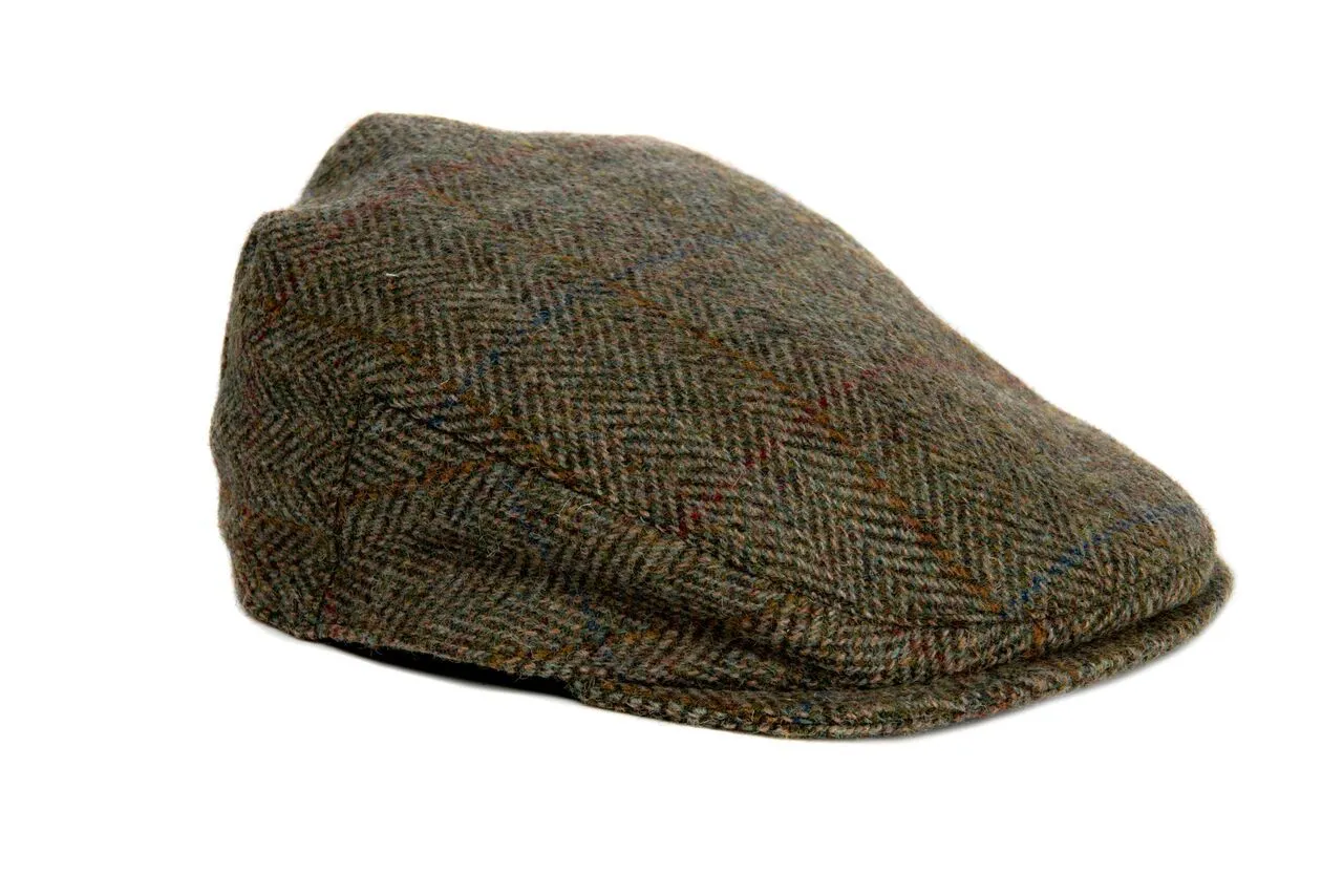 Bronte Moon | Flat Cap | Harris Tweed | Genuine Scottish Tweed | Unisex