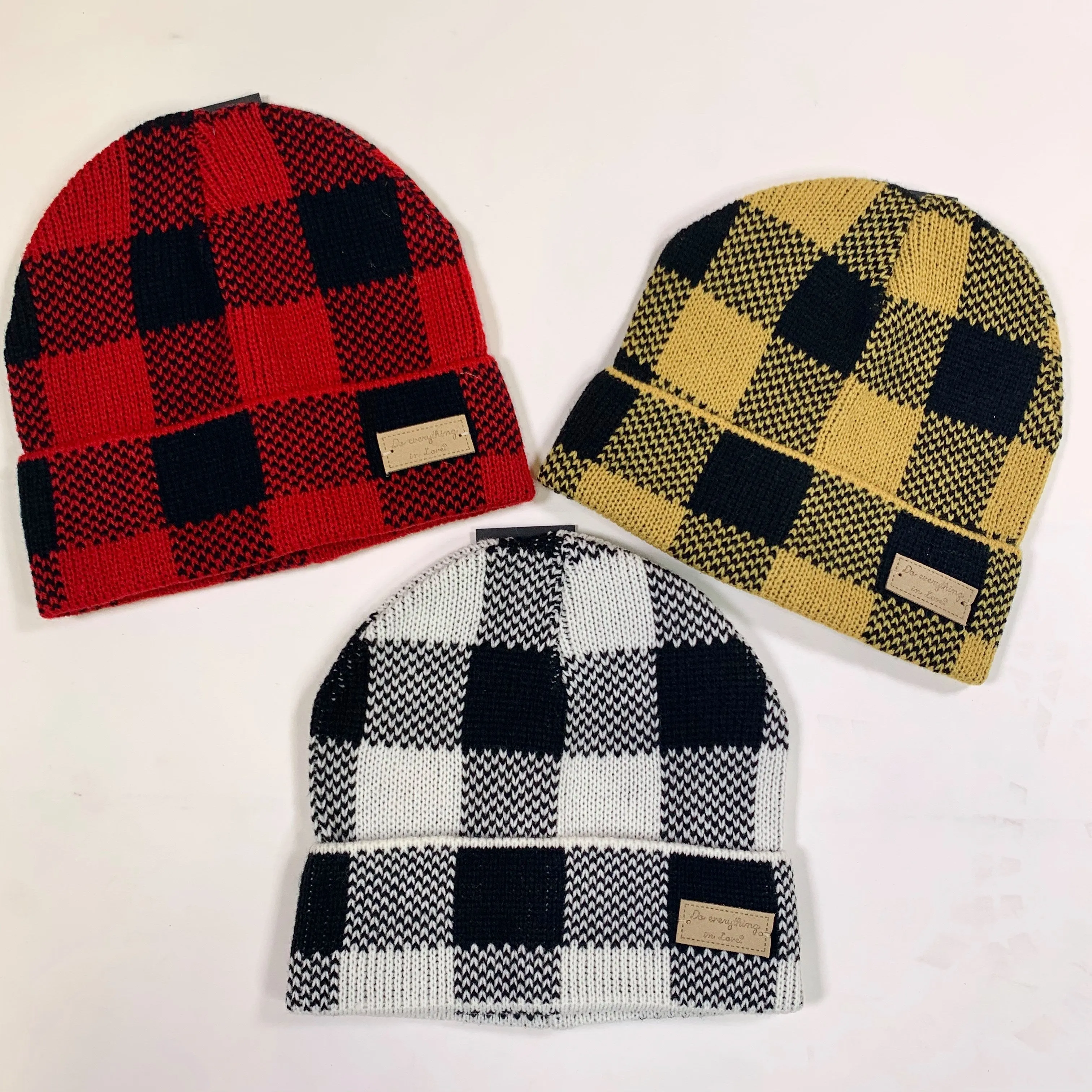 Buffalo Plaid Hat - Final Sale