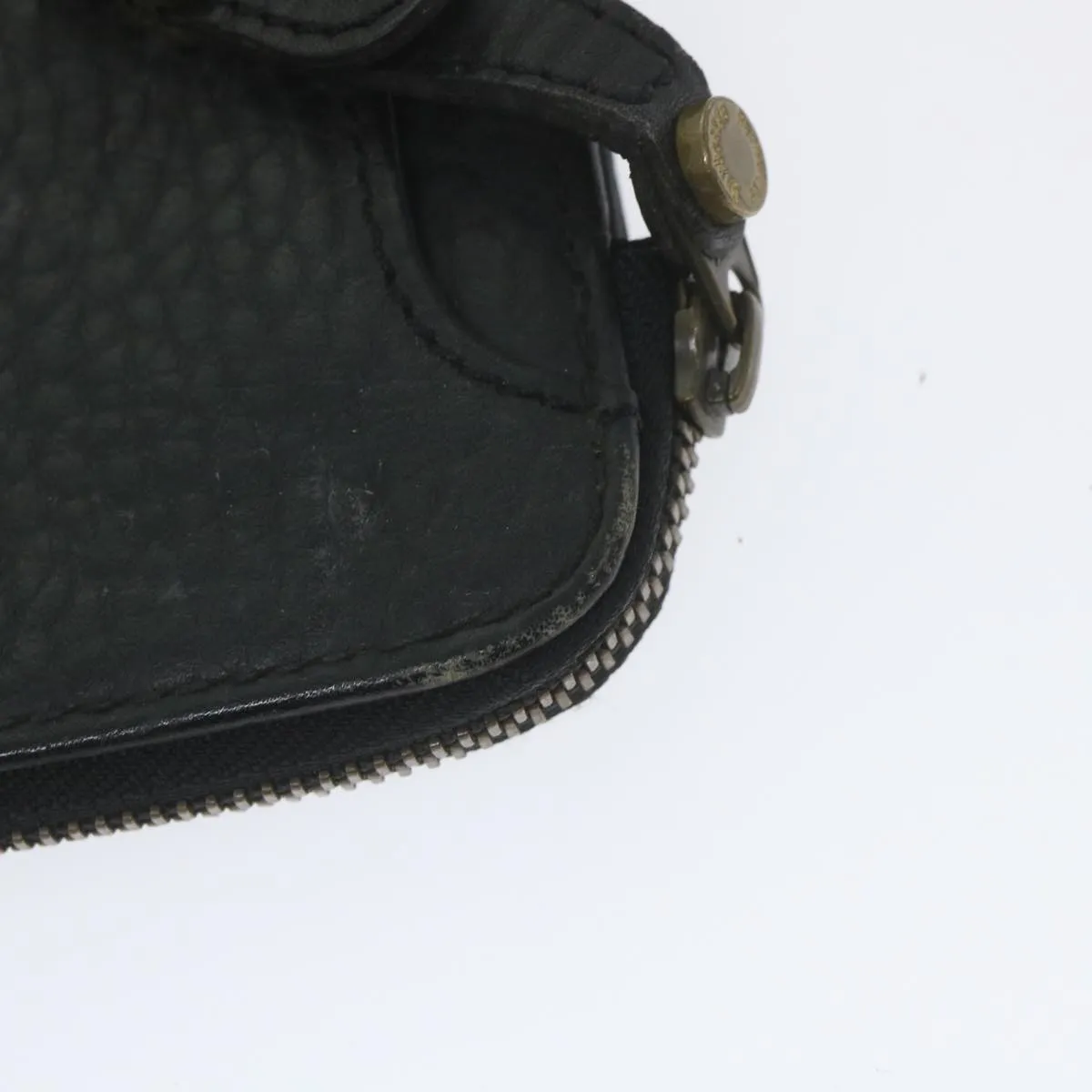 BurberrySs Briefcase Leather Black Auth 59094