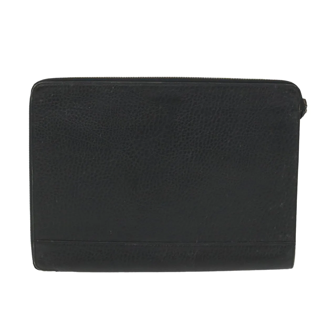 BurberrySs Briefcase Leather Black Auth 59094