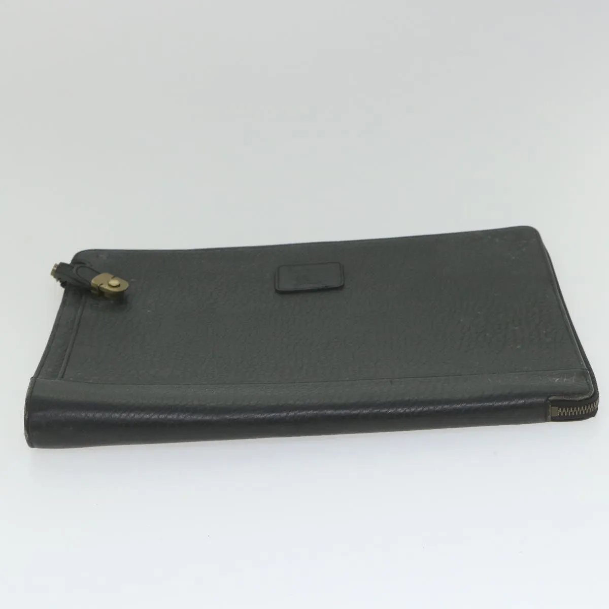 BurberrySs Briefcase Leather Black Auth 59094