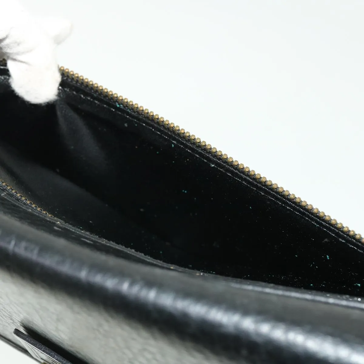 BurberrySs Briefcase Leather Black Auth bs7548