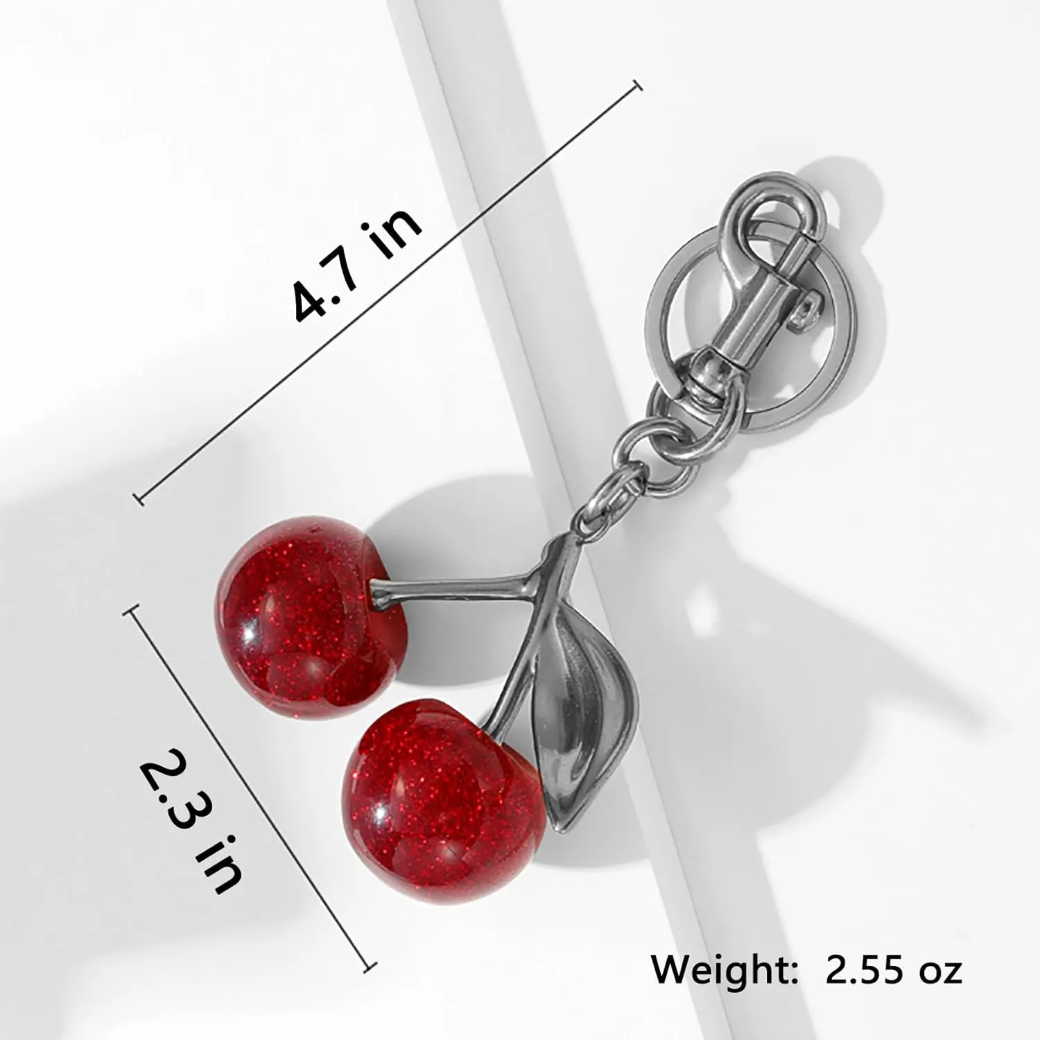 Cherry Bag Charm Key Chain Accessory Purse Charm Gifts for Women