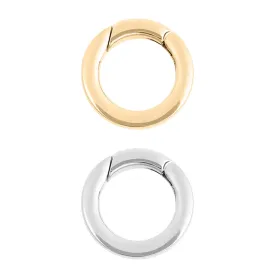 Circle Carabiner Charm Clasp - 18mm
