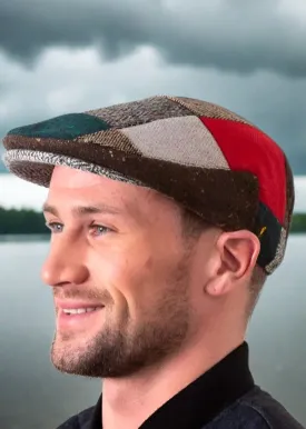 Donegal Tweed Cap | Red Patch