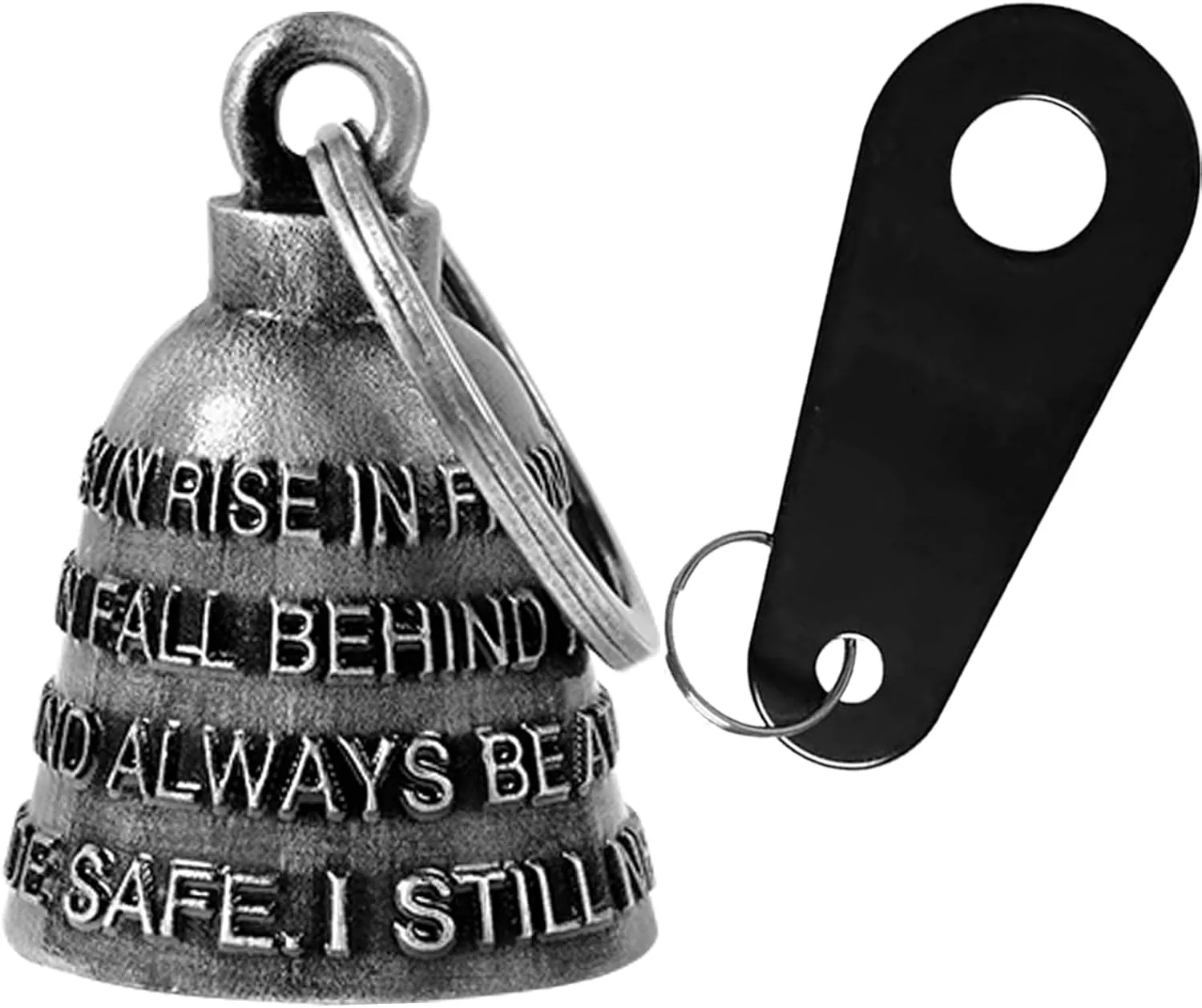 Dream Apparel Motorcycle Bell Guardian Angel Drive Away Gremlin, Biker Bell for Men Women Rider Riding, Good Luck Gift