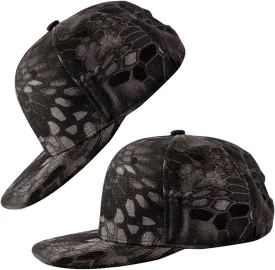 Eigso Unisex Metallic Baseball Caps for Men Women Snapback Hip Hop Flat Brim Baseball Hats for Man Woman Adjustable