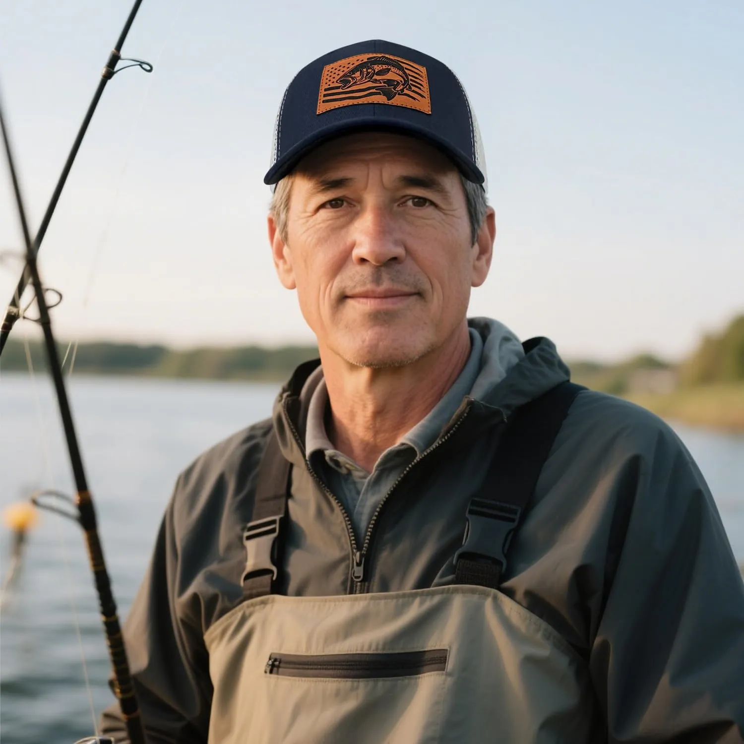 Fishing Hat for Men, Fishing Hat Gifts for Fisherman, Fathers Day Hat Gift for Men, Birthday Gift for Dad