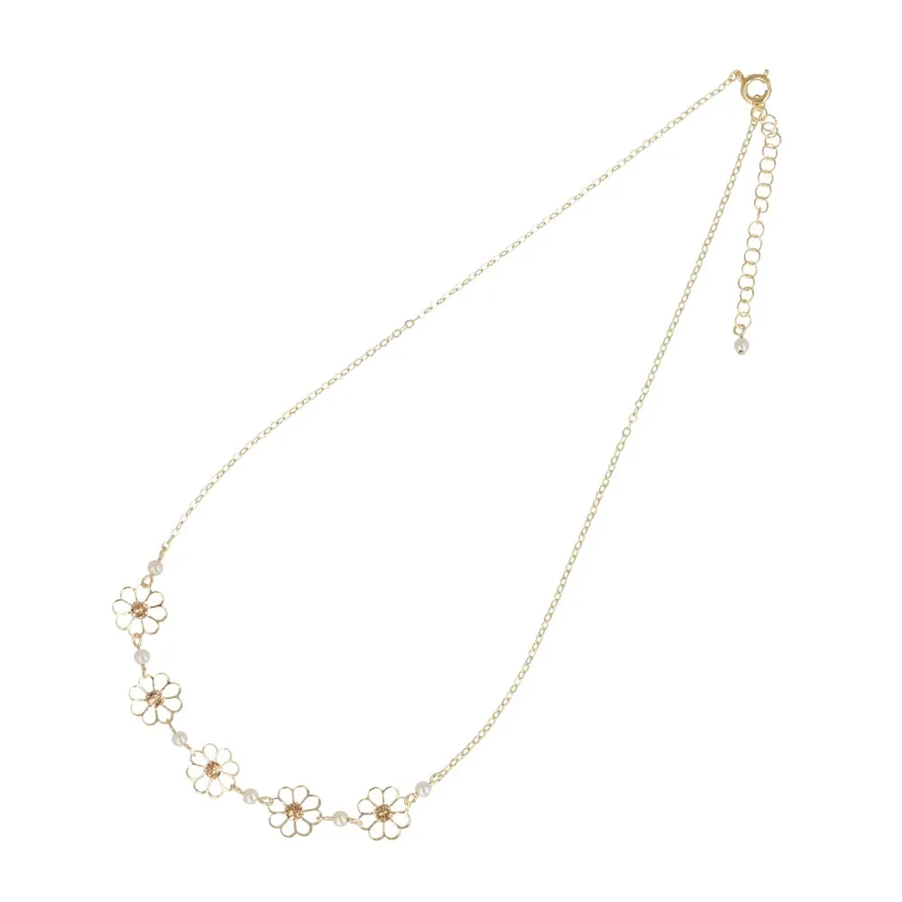 Flower Link Necklace