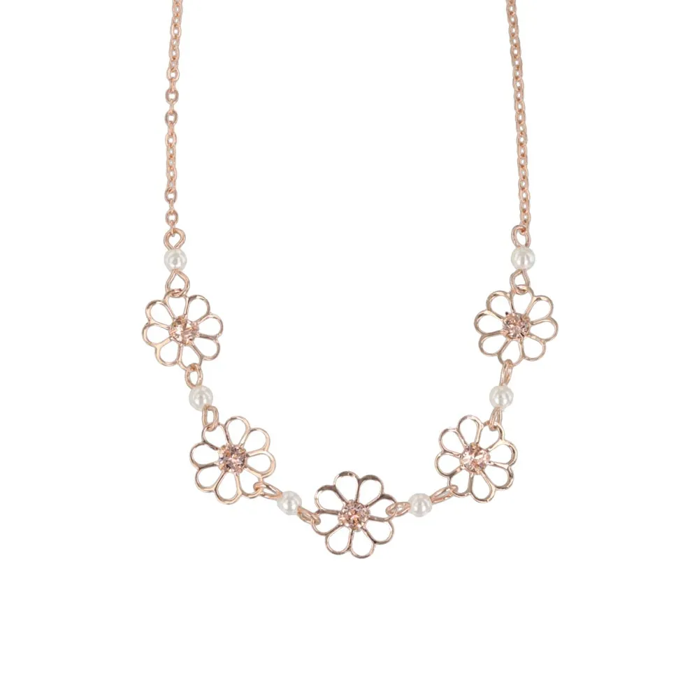 Flower Link Necklace
