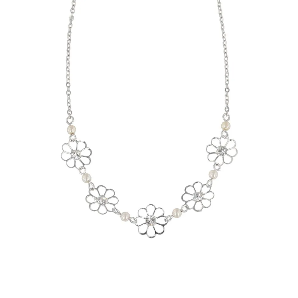 Flower Link Necklace