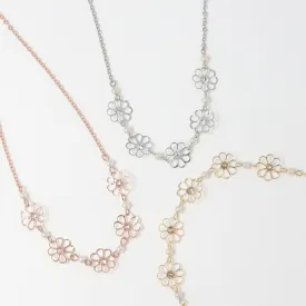 Flower Link Necklace