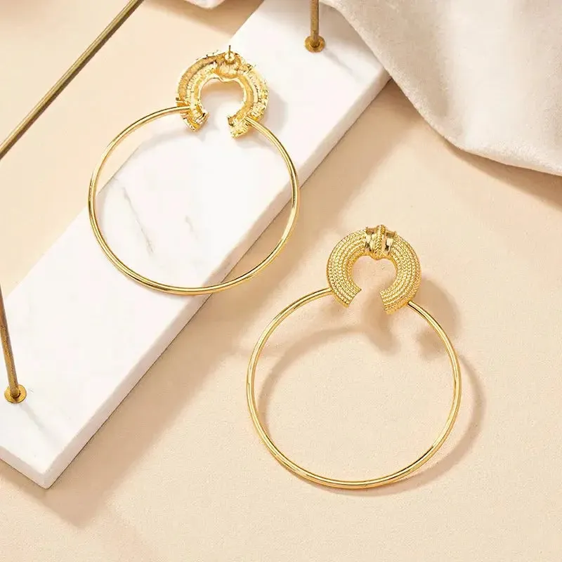 Golden Heartbeat Hoops