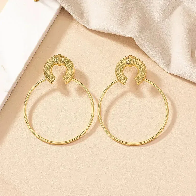 Golden Heartbeat Hoops