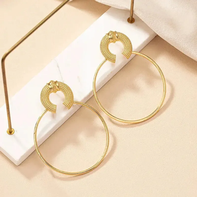 Golden Heartbeat Hoops