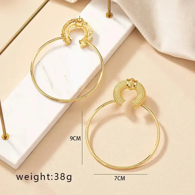 Golden Heartbeat Hoops