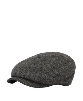 ID24660-Barbour Olive Fyne Tweed Cap