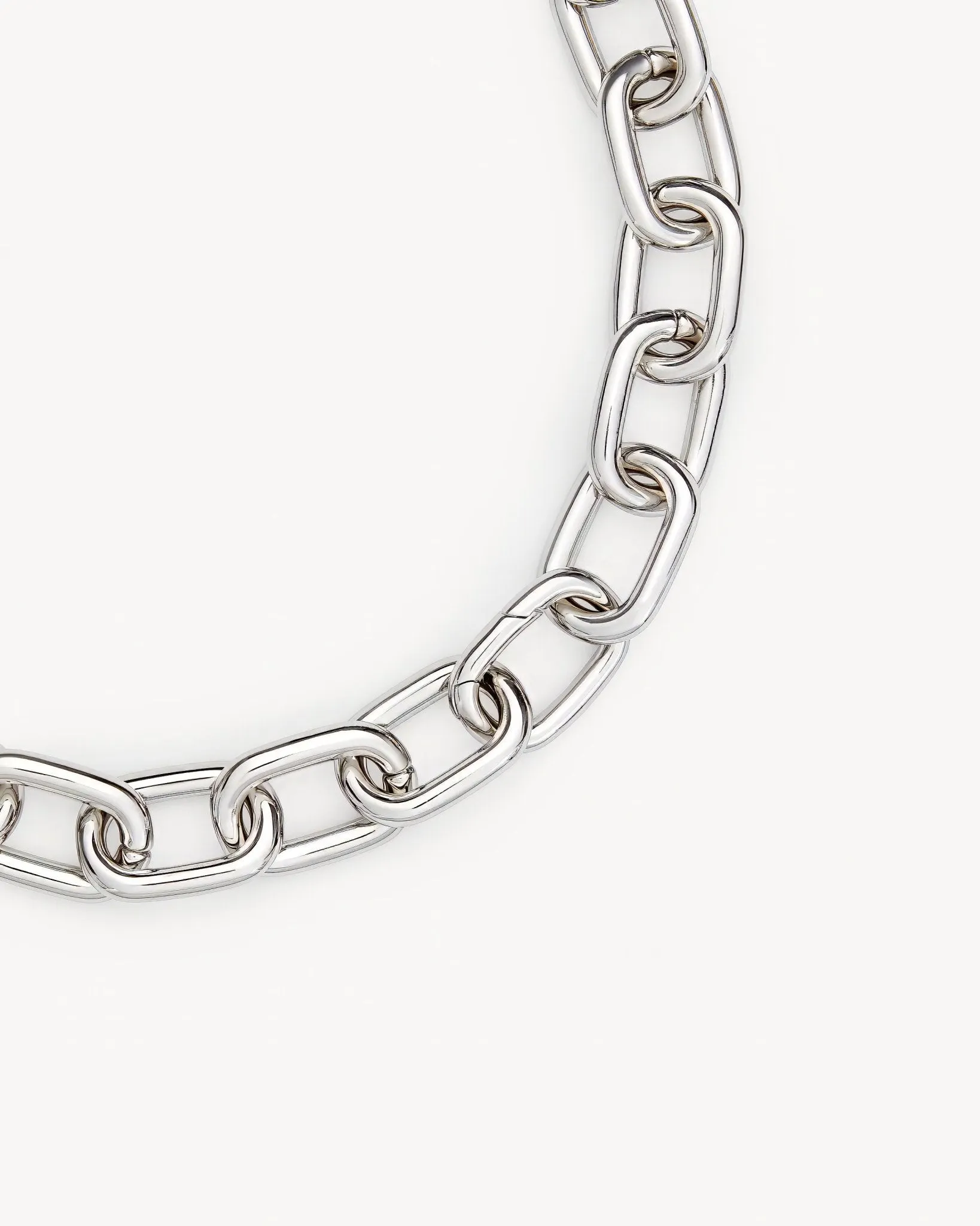 Interchangeable Link Necklace in Silver