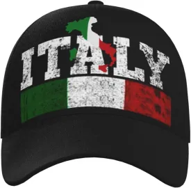 Italy Flag Snapback Cap Italy Baseball Hats Italian Sun Hat Adjustable Flag Cap Italy Hats for Women Men