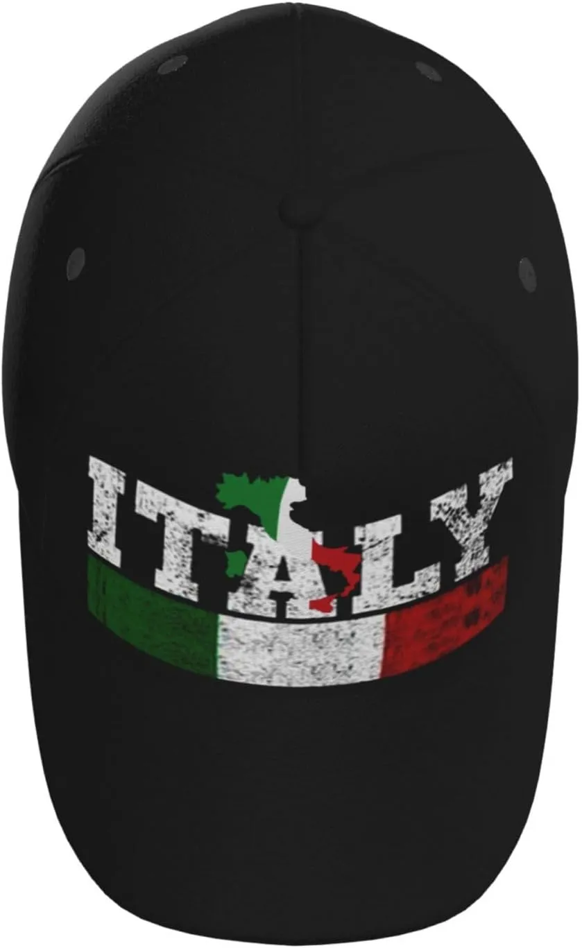 Italy Flag Snapback Cap Italy Baseball Hats Italian Sun Hat Adjustable Flag Cap Italy Hats for Women Men