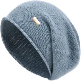 jaxmonoy Slouchy Knit Beanie Hat for Women Winter Soft Warm Ladies Laightweight Slouch Knitted Skull Beanies Cap