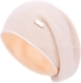 jaxmonoy Slouchy Knit Beanie Hat for Women Winter Soft Warm Ladies Laightweight Slouch Knitted Skull Beanies Cap