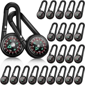 Kanayu Magnetic Compass Keychain Small Pocket Mini Compass Survival Hiking for Adults Camping Backpacking Accessory